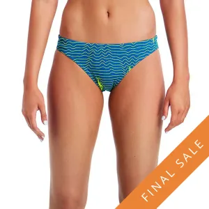 Funkita Womens Bibi Banded Brief FS24L- Ripple Effect