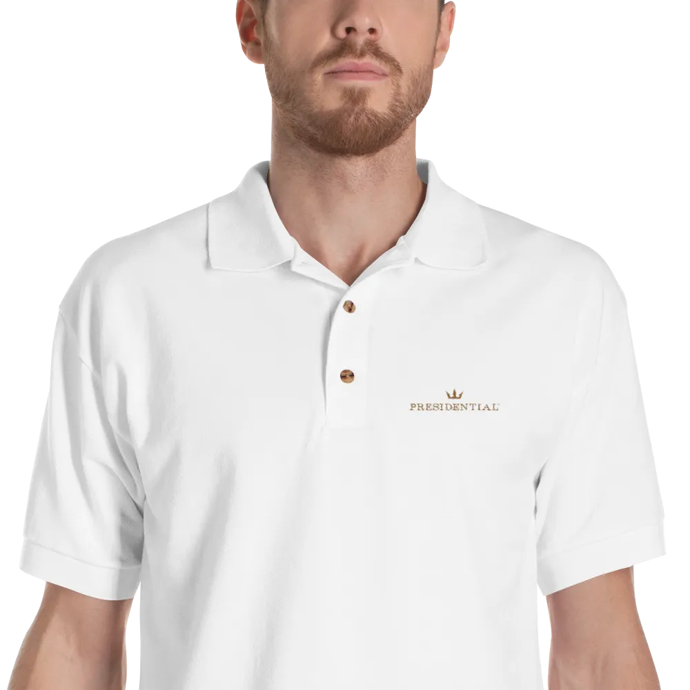 Gildan 3800 Embroidered Presidential Polo Shirt