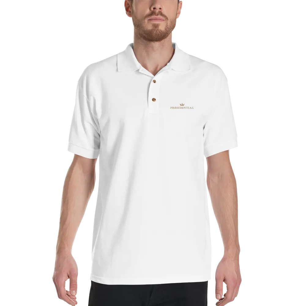 Gildan 3800 Embroidered Presidential Polo Shirt