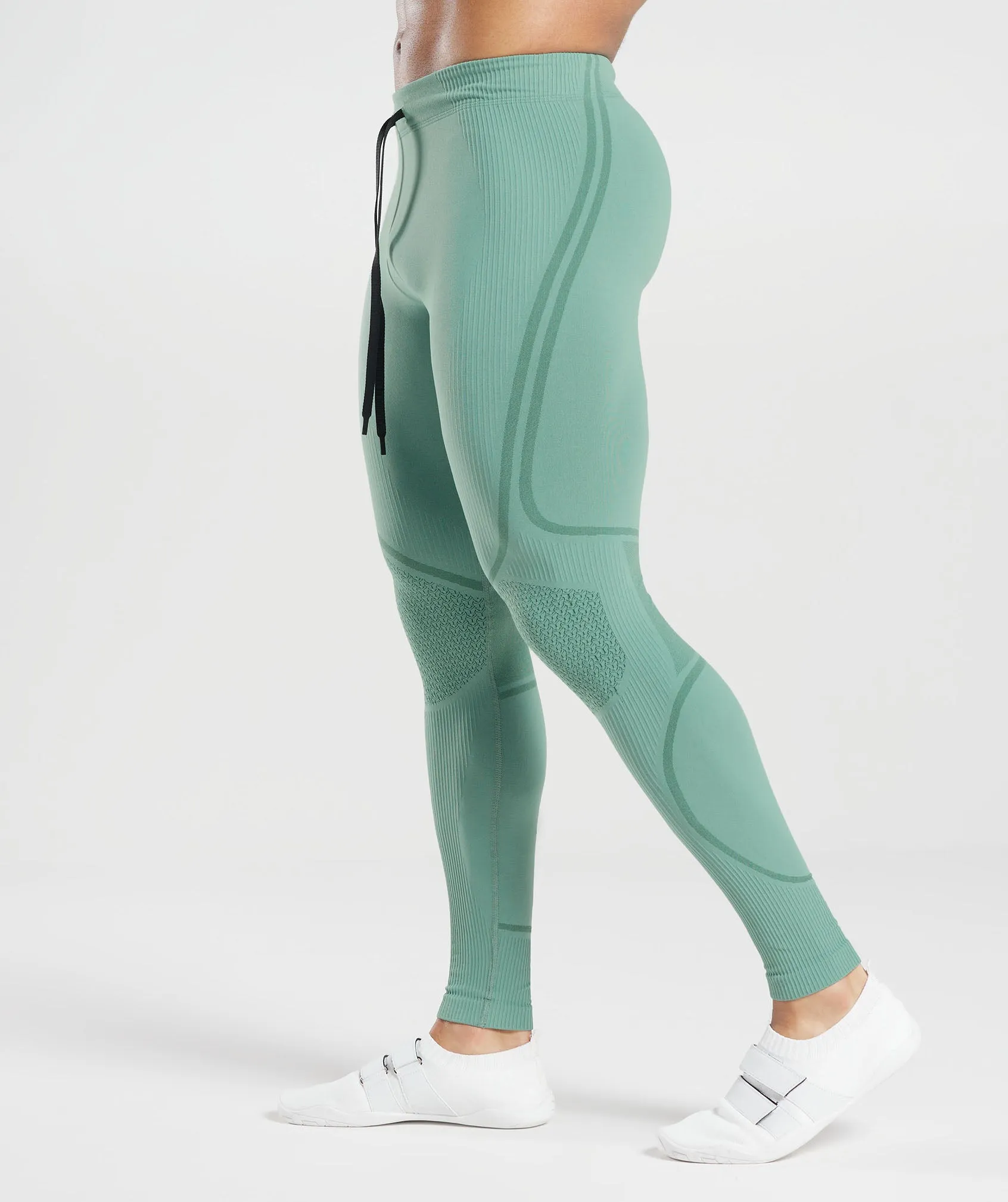 Gymshark 315 Seamless Tights - Ink Teal/Jewel Green