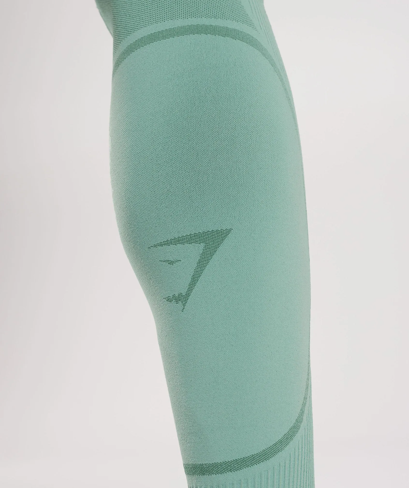 Gymshark 315 Seamless Tights - Ink Teal/Jewel Green