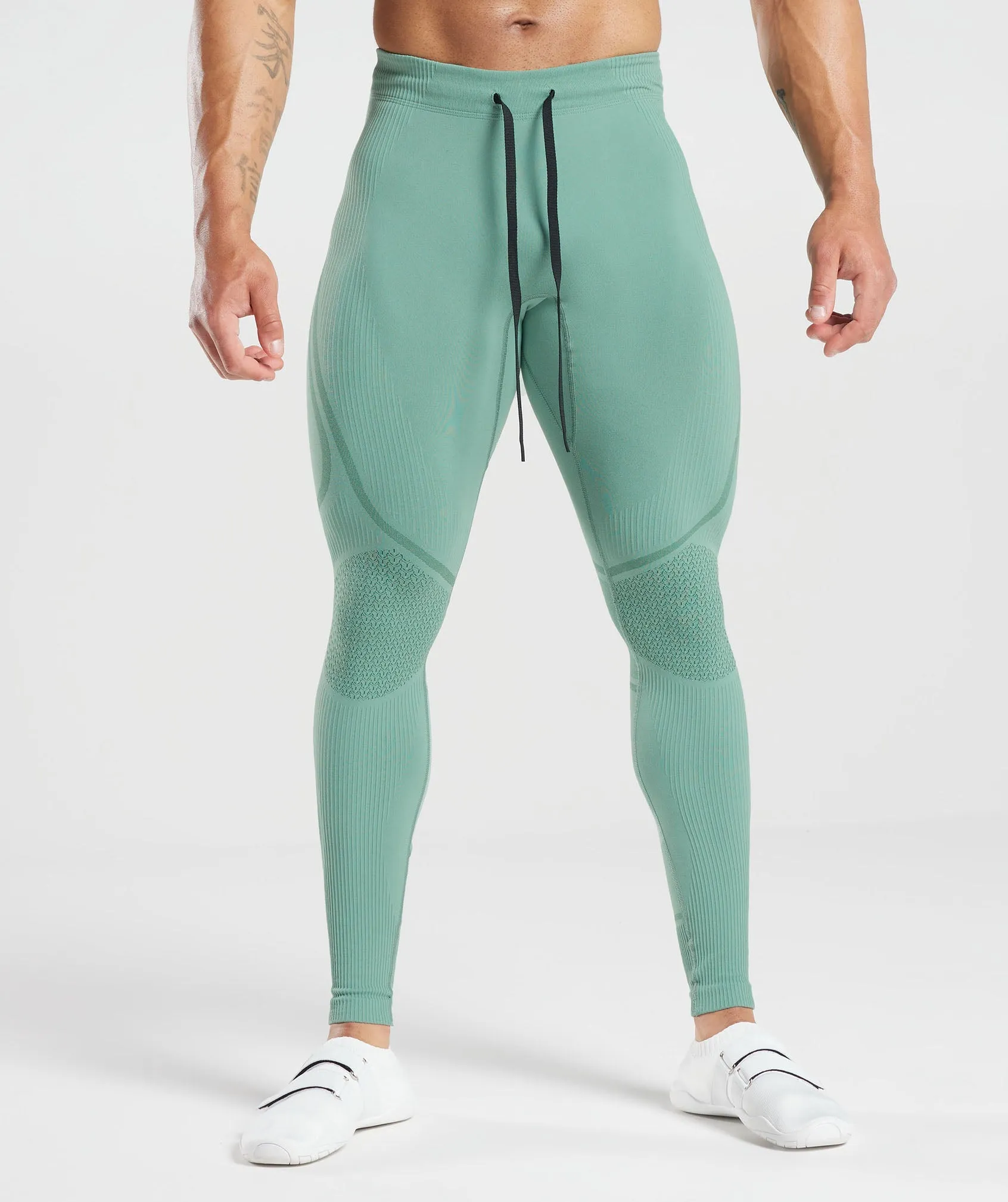 Gymshark 315 Seamless Tights - Ink Teal/Jewel Green