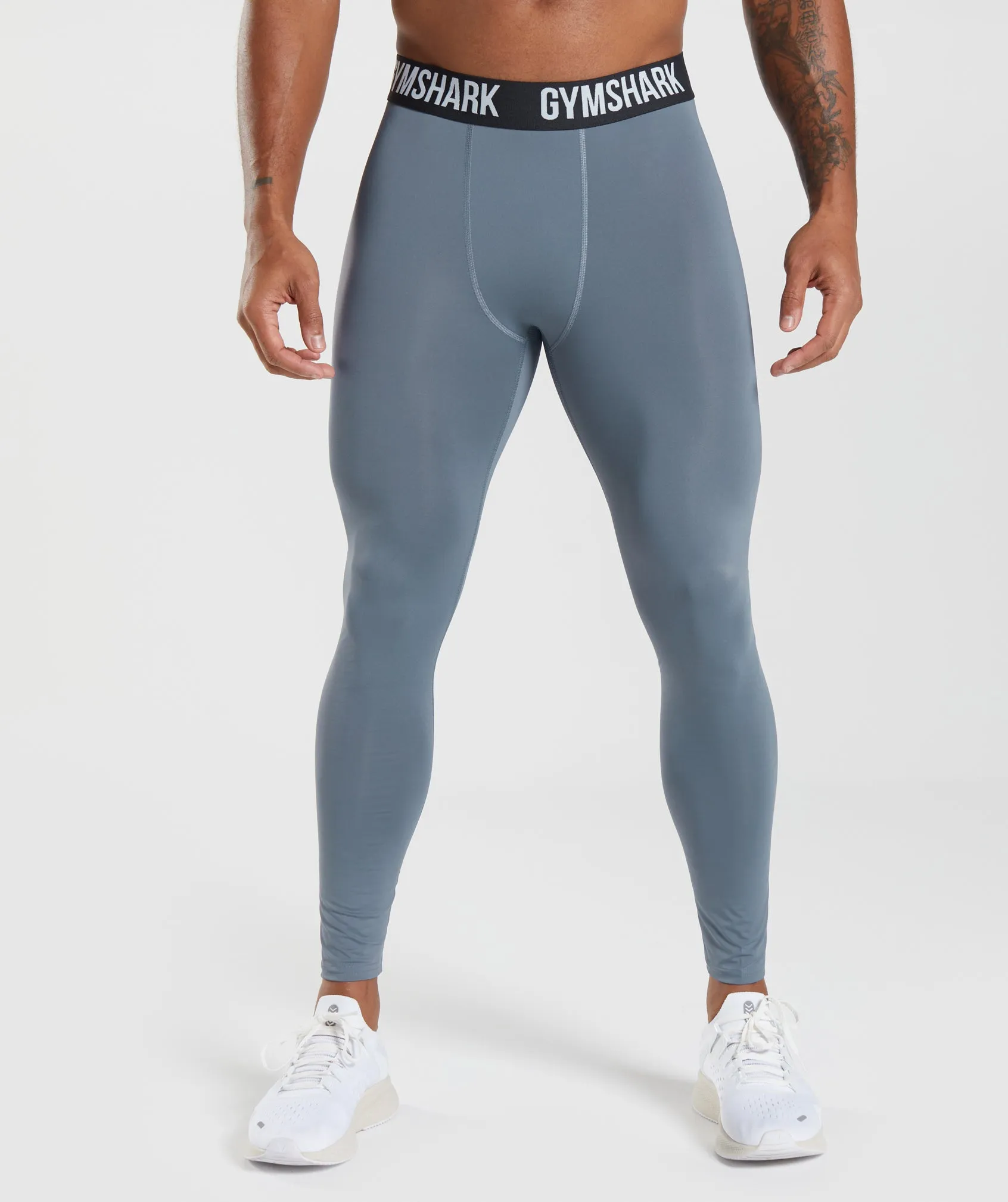 Gymshark Element Baselayer Leggings - Evening Blue