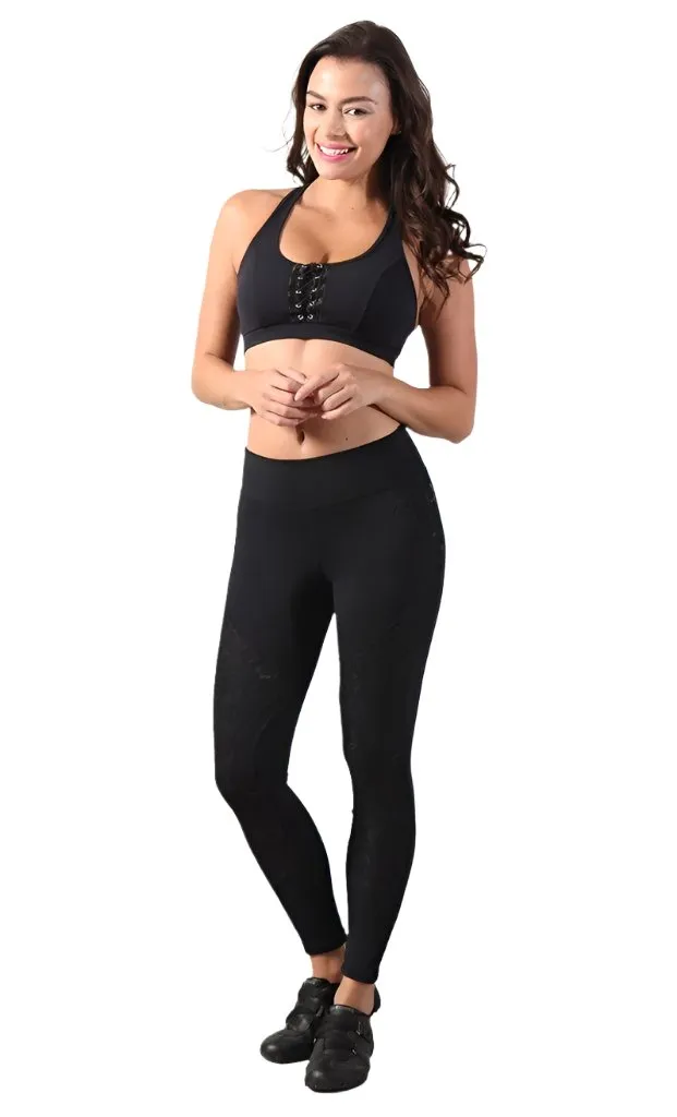 Last Chance! Equilibrium Lace Sara Black Legging L732