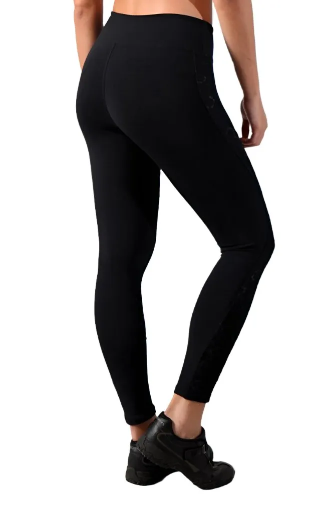 Last Chance! Equilibrium Lace Sara Black Legging L732