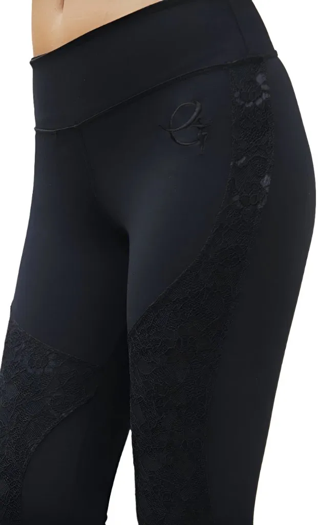 Last Chance! Equilibrium Lace Sara Black Legging L732