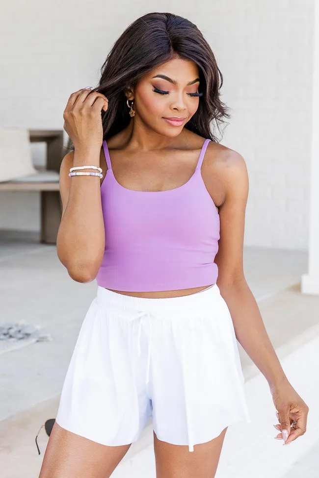 Let's Seize The Day Light Purple Bra Top FINAL SALE