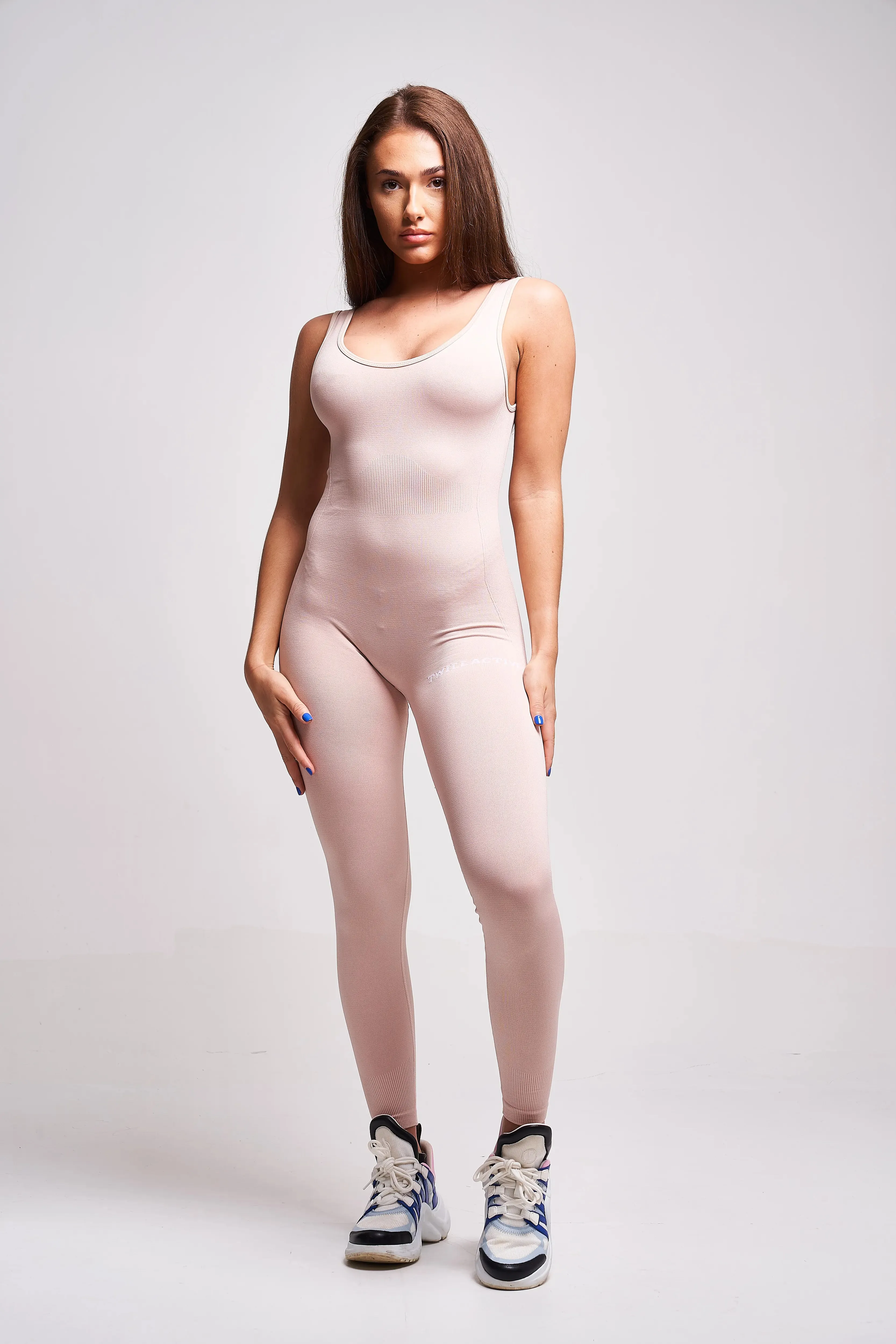 Lure Recycled Premium Rib Unitard – Mink