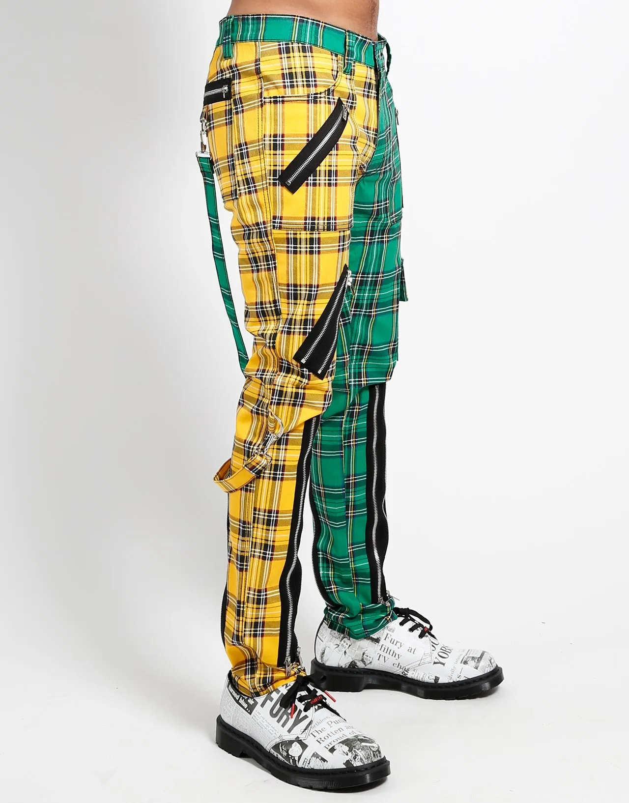 MADNESS PANT YELLOW/GREEN PLAID