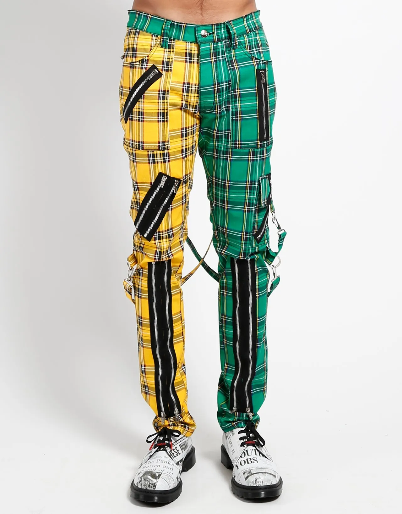 MADNESS PANT YELLOW/GREEN PLAID