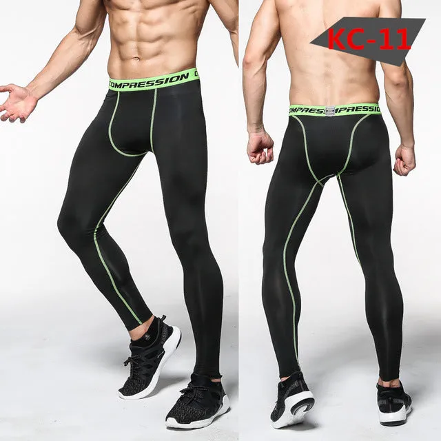 Mens Compression Pants 2016 New Crossfit Tights Men Bodybuilding Pants Trousers Camouflage Joggers