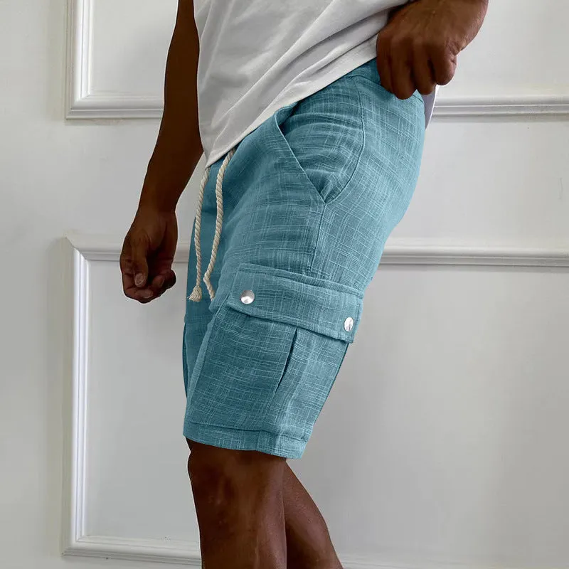 Men's Slim Fit Drawstring  Shorts