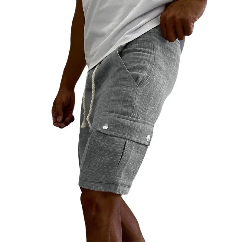 Men's Slim Fit Drawstring  Shorts