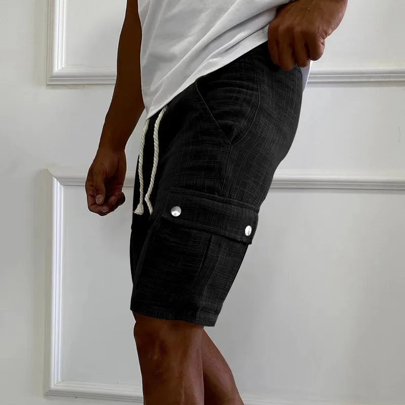 Men's Slim Fit Drawstring  Shorts