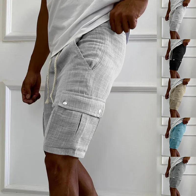 Men's Slim Fit Drawstring  Shorts