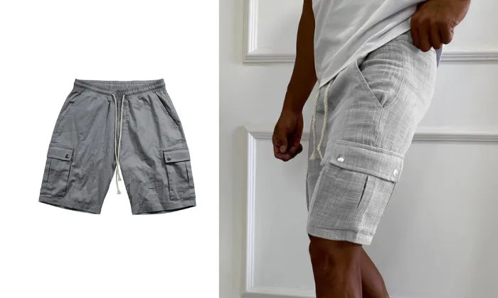 Men's Slim Fit Drawstring  Shorts