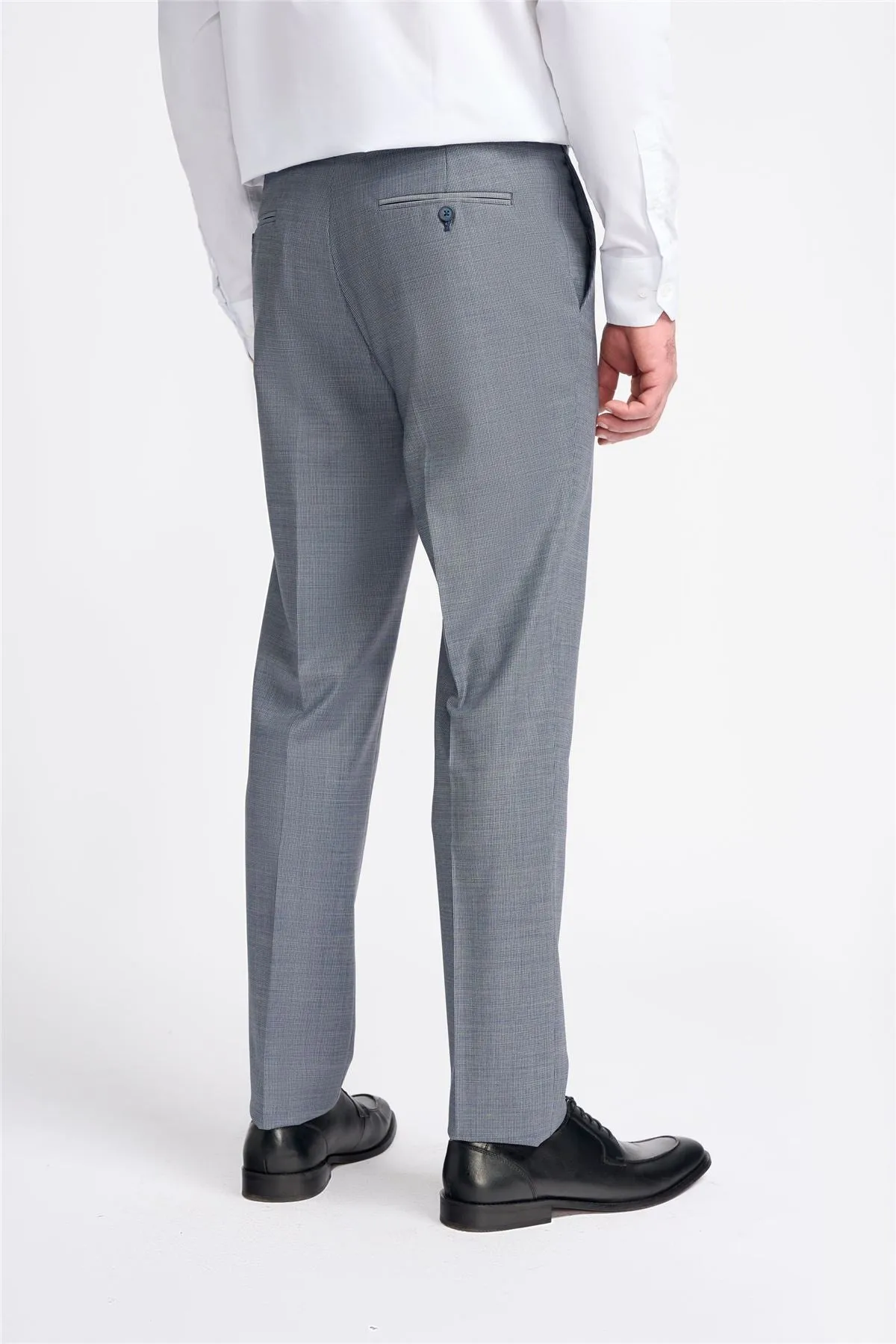 Men's Trousers Grey Formal Suit Pants