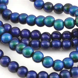 NEW* Mirage-12mm Round Beads-Color Changing-Quantity 1 Strand (13 Beads)