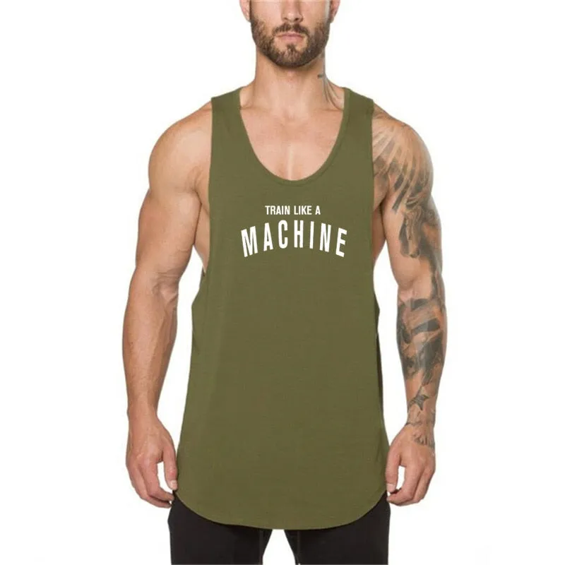 Nsqured Men's Bodybuilding Stringer Tank Top