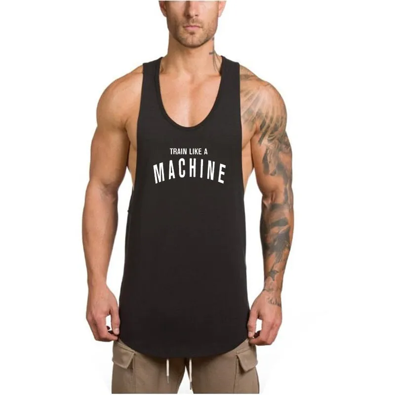 Nsqured Men's Bodybuilding Stringer Tank Top