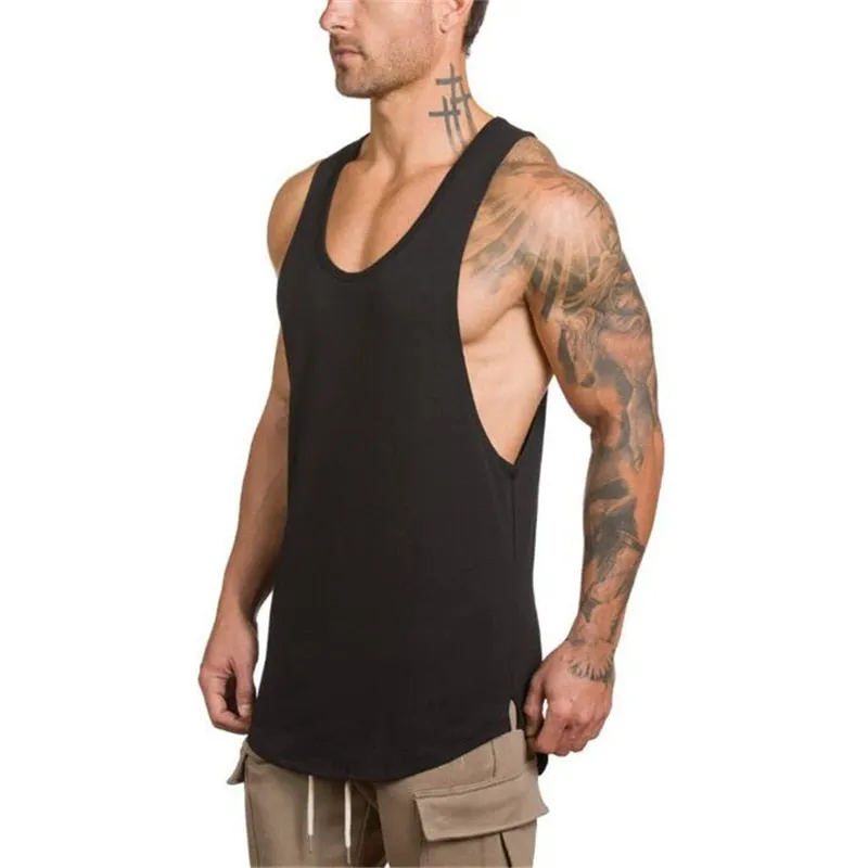 Nsqured Men's Bodybuilding Stringer Tank Top