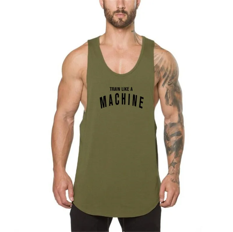 Nsqured Men's Bodybuilding Stringer Tank Top