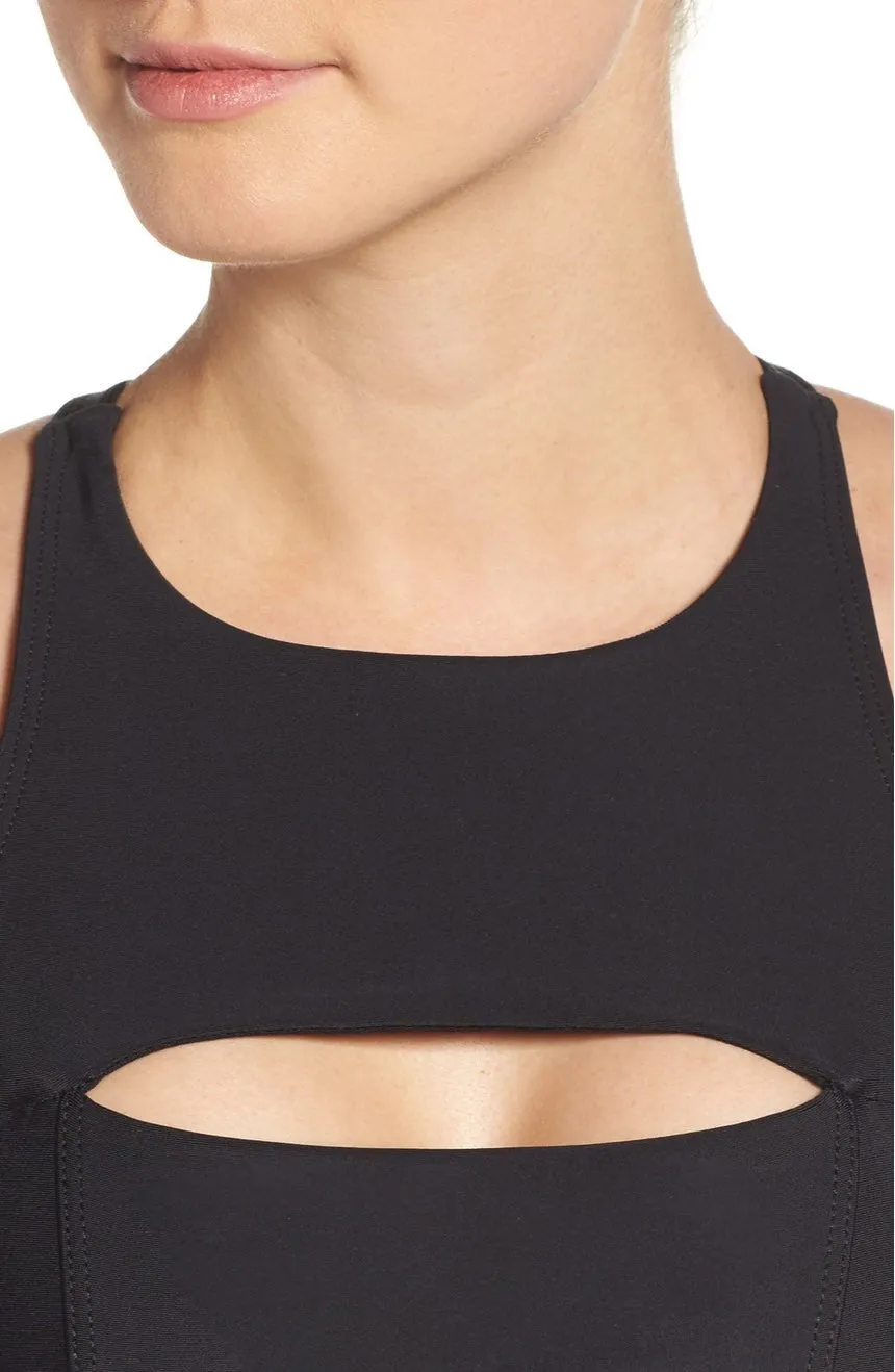 Onzie Open Heart Bra Black