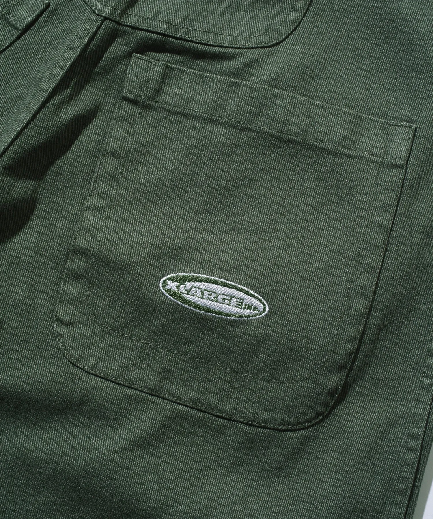 OVAL LOGO TWILL WIDE PANTS