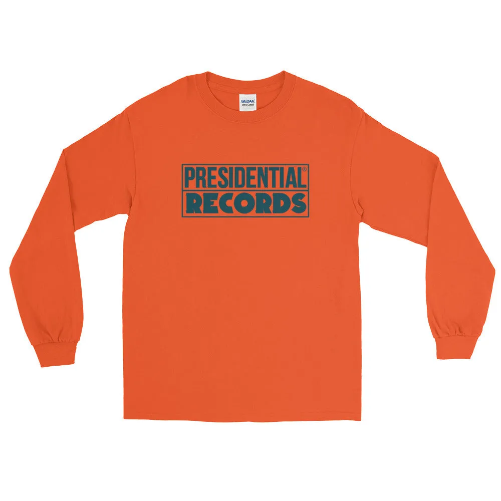 Presidential Records Blue Long Sleeve Shirt