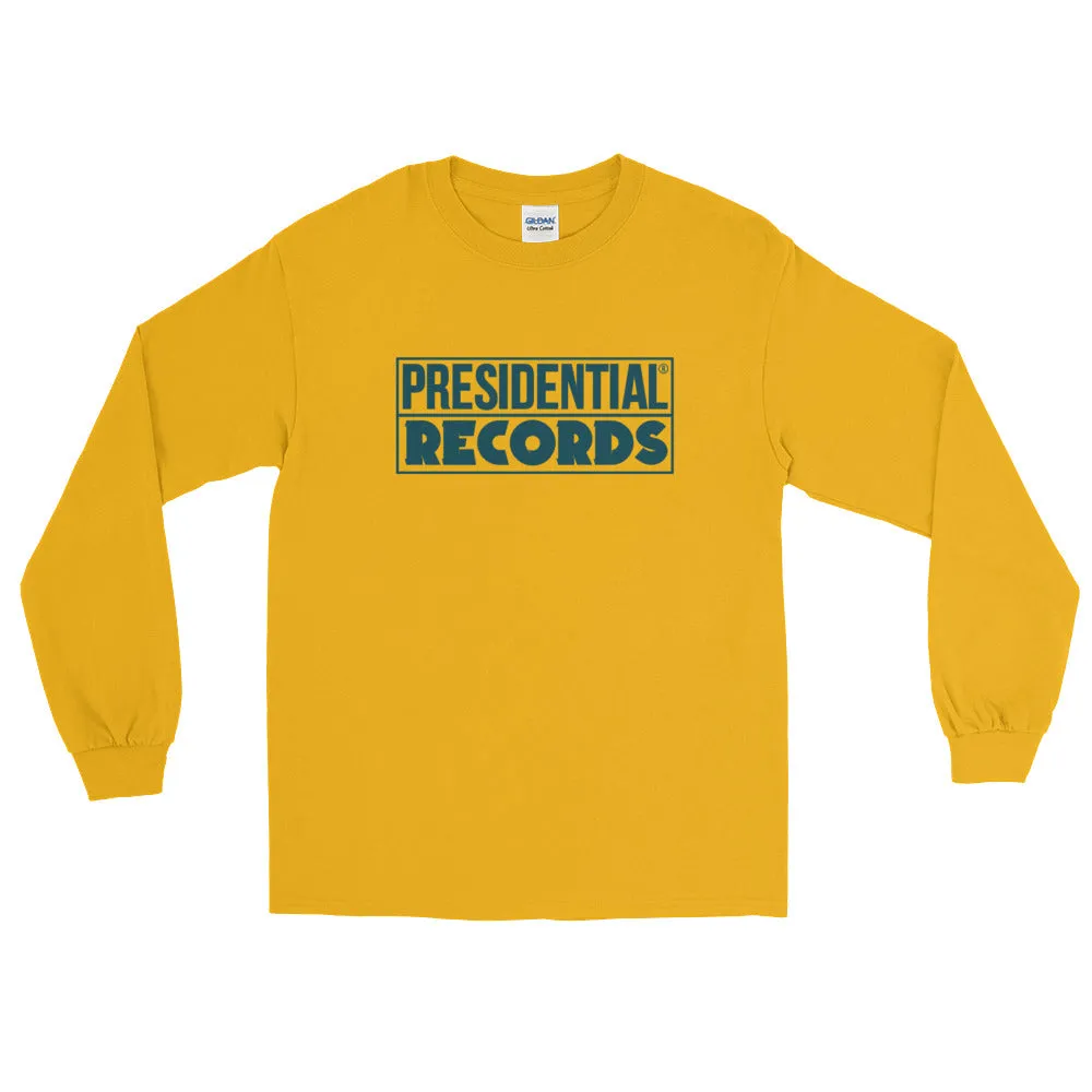 Presidential Records Blue Long Sleeve Shirt