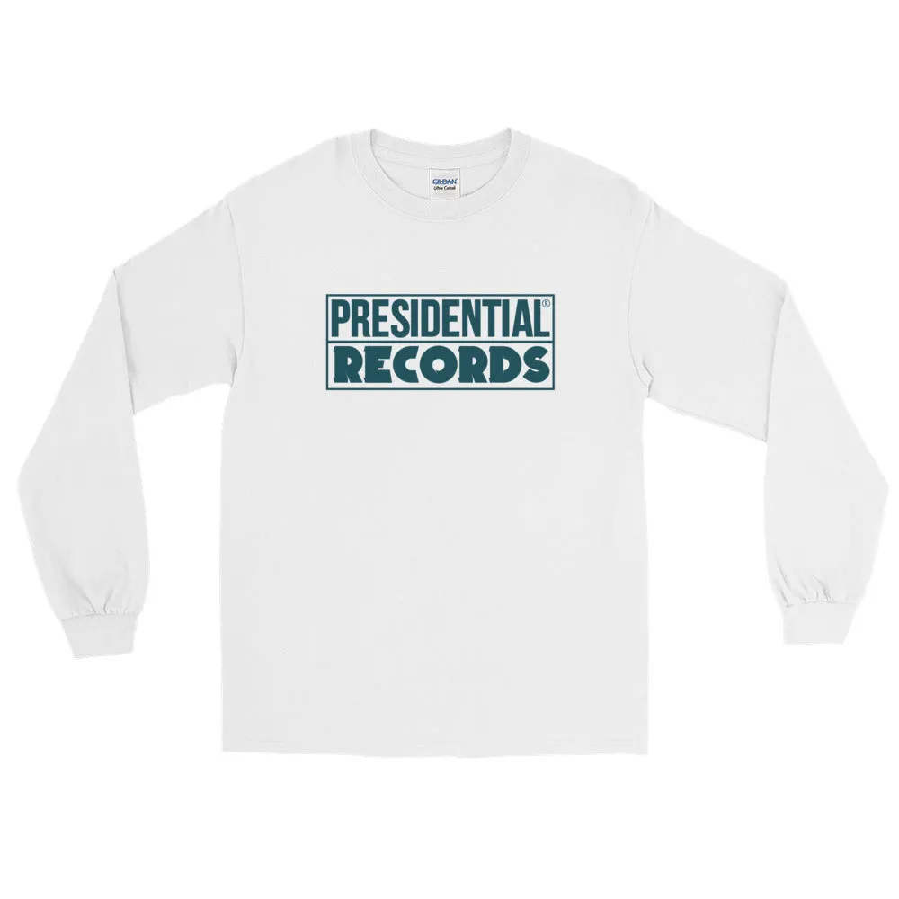 Presidential Records Blue Long Sleeve Shirt