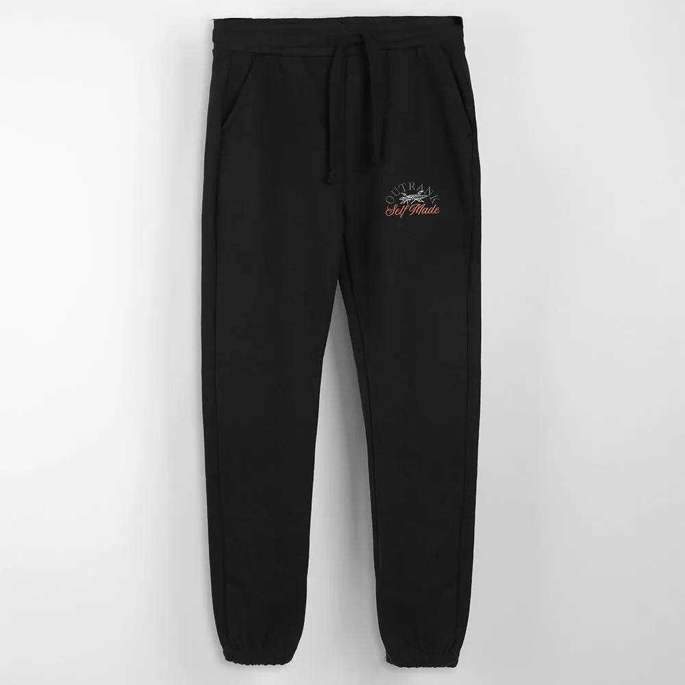 Self Made Embroidered Joggers