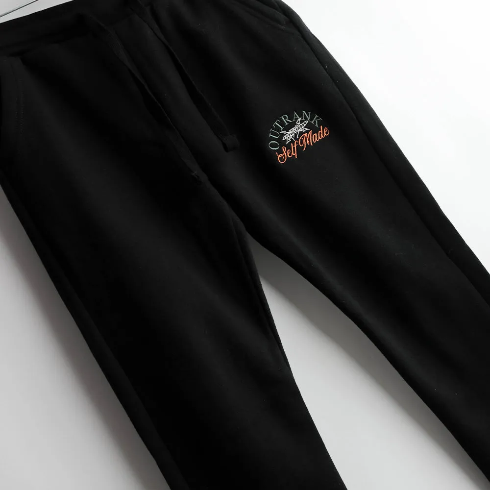 Self Made Embroidered Joggers