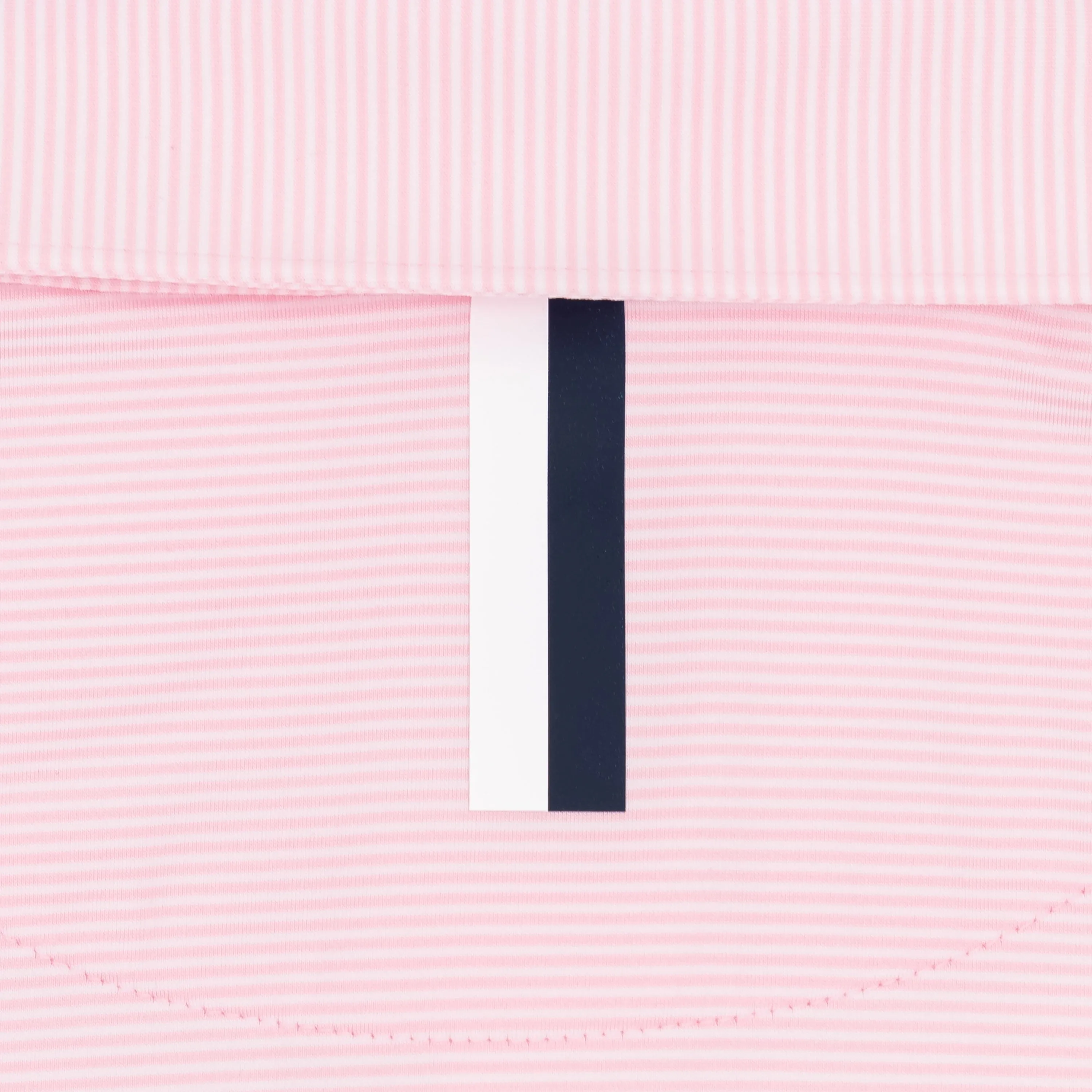 The Crispy Stripe | Performance Polo | The Crispy Stripe - Soft Pink/White