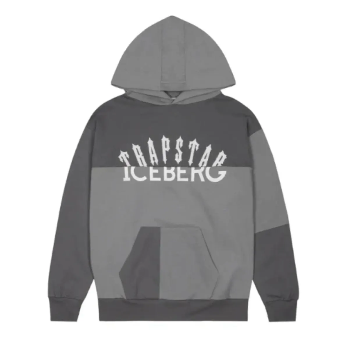 Trapstar Iceberg Two Logo Hoodie Grey